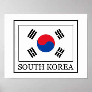 Zuid-Korea Poster