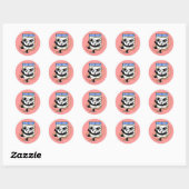Zuid-Korea Rhythmic Gymnastics Panda Ronde Sticker (Vel)