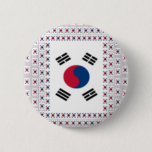 Zuid-Korea Ronde Button 5,7 Cm