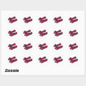 Zuid-Korea Ronde Sticker (Vel)