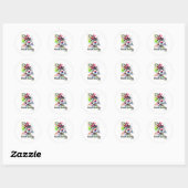 Zuid-Korea Ronde Sticker (Vel)
