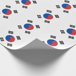 Zuid-Korea Seoul Azië Koreaanse Vlag Reizen Cadeaupapier