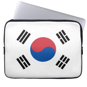 Zuid-Korea Seoul Azië Koreaanse Vlag Reizen Laptop Sleeve