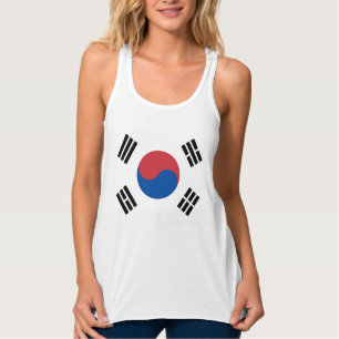 Zuid-Korea Seoul Azië Koreaanse Vlag Reizen Tanktop