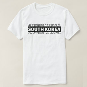 Zuid-Korea Seoul vibreert minimalistische streetwe T-shirt