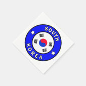 Zuid-Korea Servetten (Hoek)