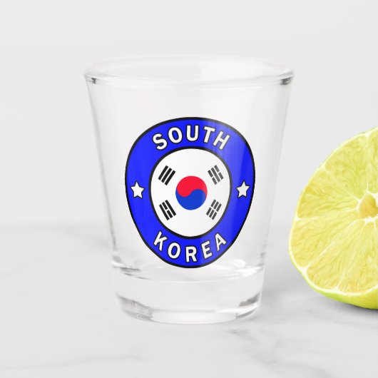 Zuid-Korea Shot Glas (Voorkant)