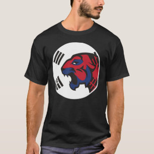Zuid-Korea Siberische Tijger Zuid-Koreaans Nationa T-shirt