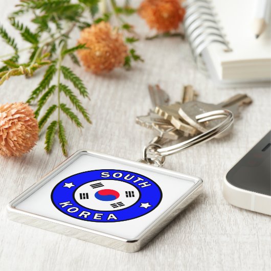 Zuid-Korea Sleutelhanger (Zijkant)