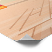 Zuid-Korea Stadsreisposter  Poster (Hoek)