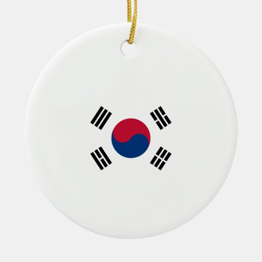 Zuid-Korea Star Keramisch Ornament (Voorkant)