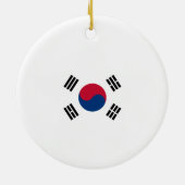 Zuid-Korea Star Keramisch Ornament (Achterkant)