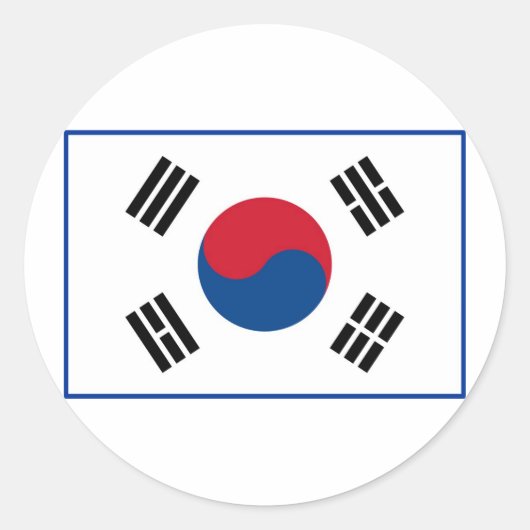 Zuid-Korea Sticker (Voorkant)