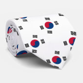 Zuid-Korea Stropdassen, mode Koreaanse vlag, bedri Stropdas (Opgerold)