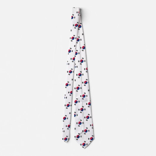 Zuid-Korea Stropdassen, mode Koreaanse vlag, bedri Stropdas (Achterkant)