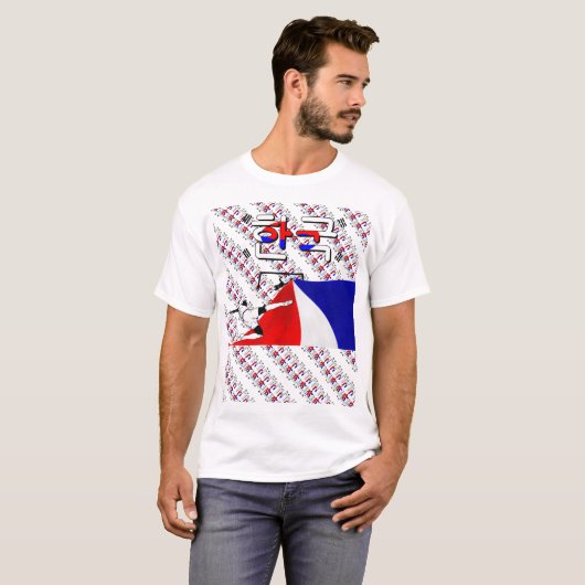 Zuid-Korea T-shirt (Voorkant volledig)