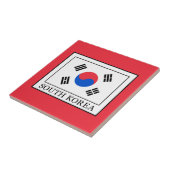 Zuid-Korea Tegeltje (Zijkant)