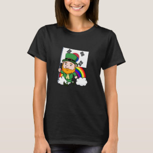 Zuid-Korea trotse Koreaanse vlag St. Patrick's Day T-shirt