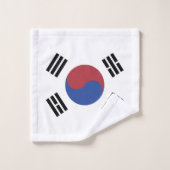 Zuid-Korea vlag Bad Handdoek (Wasdoekje)