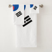 Zuid-Korea Vlag Bad Handdoek (Insitu)