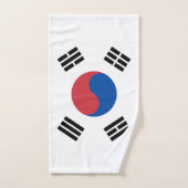 Zuid-Korea Vlag Bad Handdoek (Handdoek)