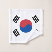 Zuid-Korea Vlag Bad Handdoek (Wasdoekje)
