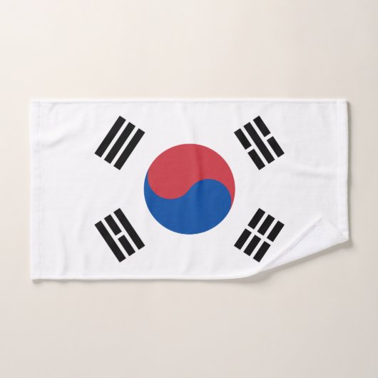 Zuid-Korea Vlag Bad Handdoek (Handdoek)