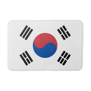 Zuid-Korea Vlag Badmat