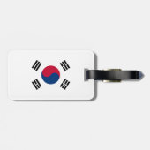 Zuid-Korea Vlag Bagagelabel (Achterkant horizontaal)
