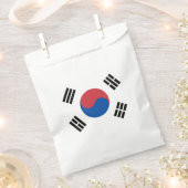 Zuid-Korea Vlag Bedankzakje (Geknipt)
