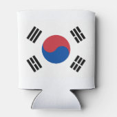 Zuid-Korea Vlag Blikjeskoeler (Achterkant)