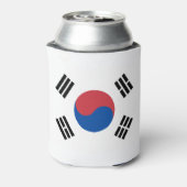 Zuid-Korea Vlag Blikjeskoeler (Blikje Achterkant)