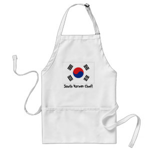 Zuid-Korea vlag chef apron Standaard Schort