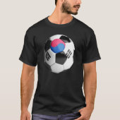 Zuid-Korea Vlag Football Voetbal T-shirt (Voorkant)