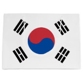 Zuid-Korea Vlag Groot Cadeauzakje (Voorkant)