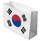 Zuid-Korea Vlag Groot Cadeauzakje (Achterkant Gekanteld)