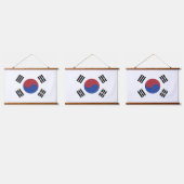 Zuid-Korea vlag Hangend Wandkleed (Driedubbel)