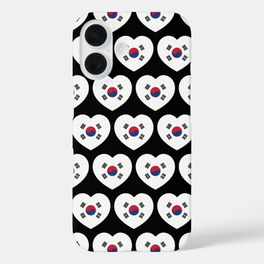 Zuid-Korea Vlag Hart Case-Mate iPhone Case (Achterkant)