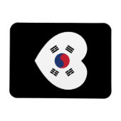 Zuid-Korea Vlag Hart Magneet (Horizontaal)