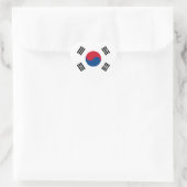 Zuid-Korea Vlag Hart Sticker (Tas)