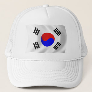 Zuid-Korea Vlag Hoed Trucker Pet