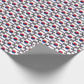 Zuid-Korea Vlag Honingraat Wrapppapier Cadeaupapier (Hoek)