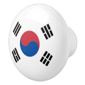 Zuid-Korea Vlag Keramische Knop (Rechts)