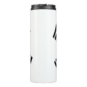 Zuid-Korea Vlag Kerstmis: Prettig Kerstfeest Wense Thermosbeker (Achterkant)