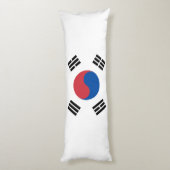 Zuid-Korea Vlag Lichaamskussen (Achterkant (Verticaal))