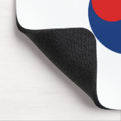 Zuid-Korea Vlag Mousepad Muismat (Hoek)