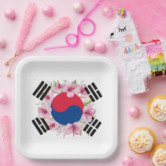 Zuid-Korea vlag Mugunghwa papier Bord (Feest)