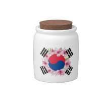 Zuid-Korea vlag Mugunghwa snoeppot