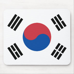 Zuid-Korea Vlag Muismat