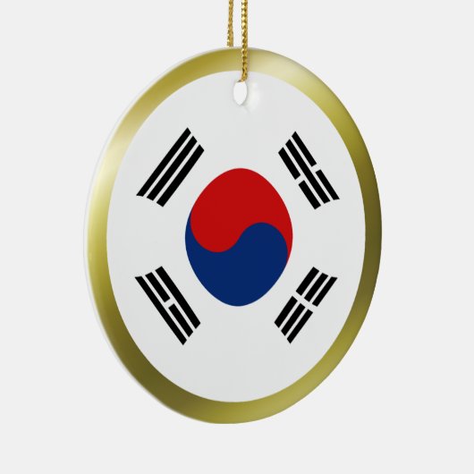Zuid-Korea Vlag Ornament (Rechts)